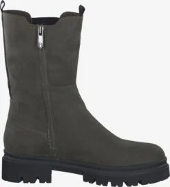 Marco Tozzi Bottines Chelsea Boots Femme Vert Foncé -Chaussures Élégance Vente dcbc834765eb4a04054fced83e11cb92