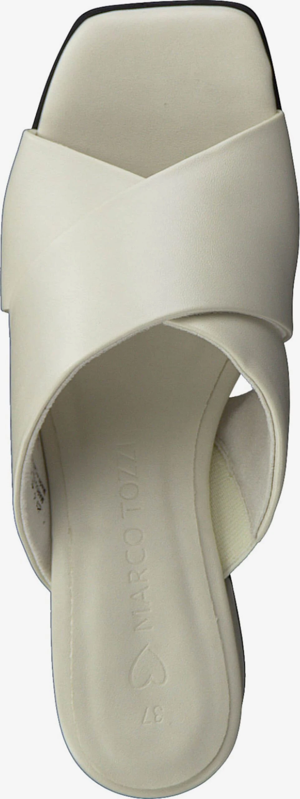 Marco Tozzi Sandales à Talons Mule Femme Crème 4 Marco Tozzi Sandales à Talons Mule Femme Crème – Image 4