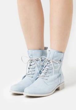 Marco Tozzi Bottines À Lacets - Light Blue
