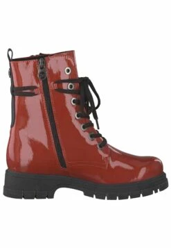 Marco Tozzi Kretschmer - Bottines À Lacets - Red Patent -Chaussures Élégance Vente e4dd5792197a4cd2887469777d0aed9b