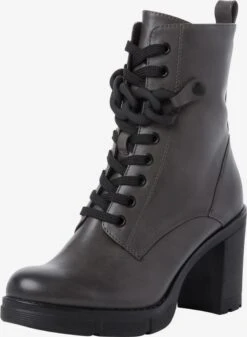 Marco Tozzi Bottines Bottines à Lacets Femme Anthracite