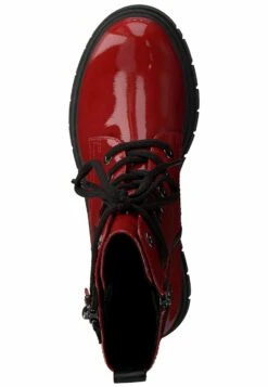 Marco Tozzi Kretschmer - Bottines À Lacets - Red Patent -Chaussures Élégance Vente eb718c65fa734c9f868ecb9b543abbdc