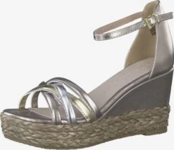 Marco Tozzi Sandales à Talons Sandales Femme Or Rose / Argent