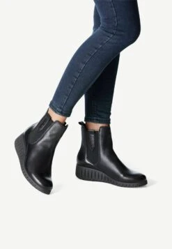 Marco Tozzi Bottines Compensées - Black