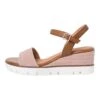 Marco Tozzi Sandales À Plateforme - Rose Comb