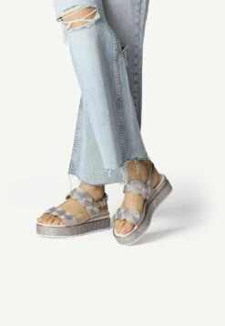 Marco Tozzi Sandales À Plateforme - Rose Metallic