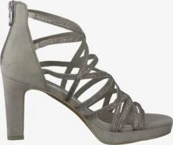 Marco Tozzi Sandales à Talons Sandales Femme Taupe -Chaussures Élégance Vente f3e924939fd3a5101328d01e8cb69ebf