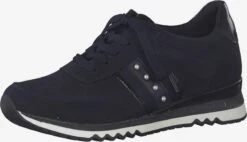 Marco Tozzi Baskets Running Baskets Basses Femme Bleu Nuit