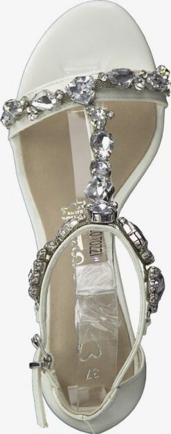 Marco Tozzi Sandales à Talons Sandales Femme Ivoire -Chaussures Élégance Vente fc4e80015db0df1a232e6d0a12ce5140