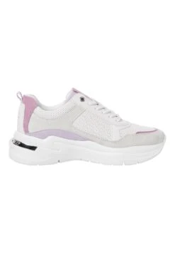 Marco Tozzi By Guido Maria Kretschmer - Baskets Basses - White Lilac C. -Chaussures Élégance Vente fd74e1d7e4764cd39443a8e42274a9bc